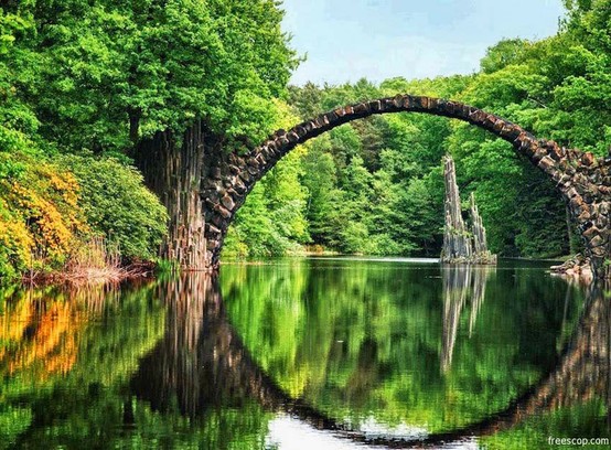 Photo:  Ancient Bridge in Kolpino, Russia 